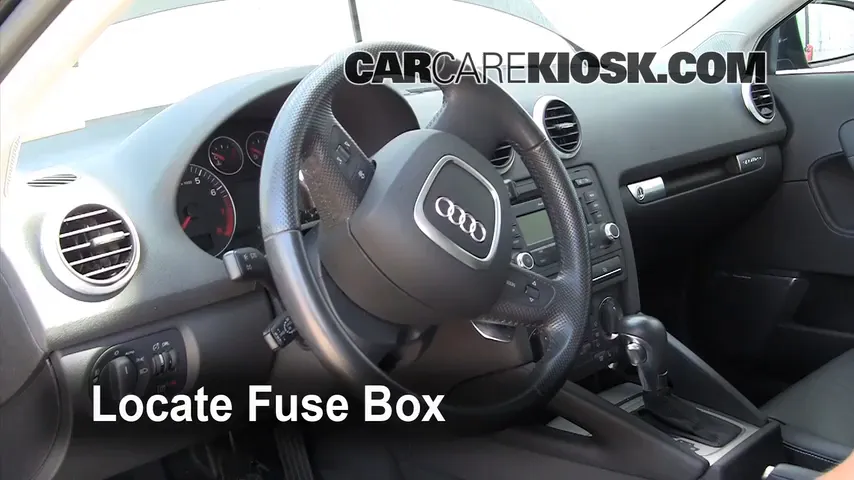 2008 Audi A3 Quattro 3.2L V6 Fuse (Interior) Check